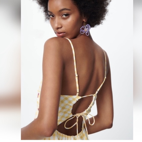 GINGHAM DRESS - Picture 5 of 6